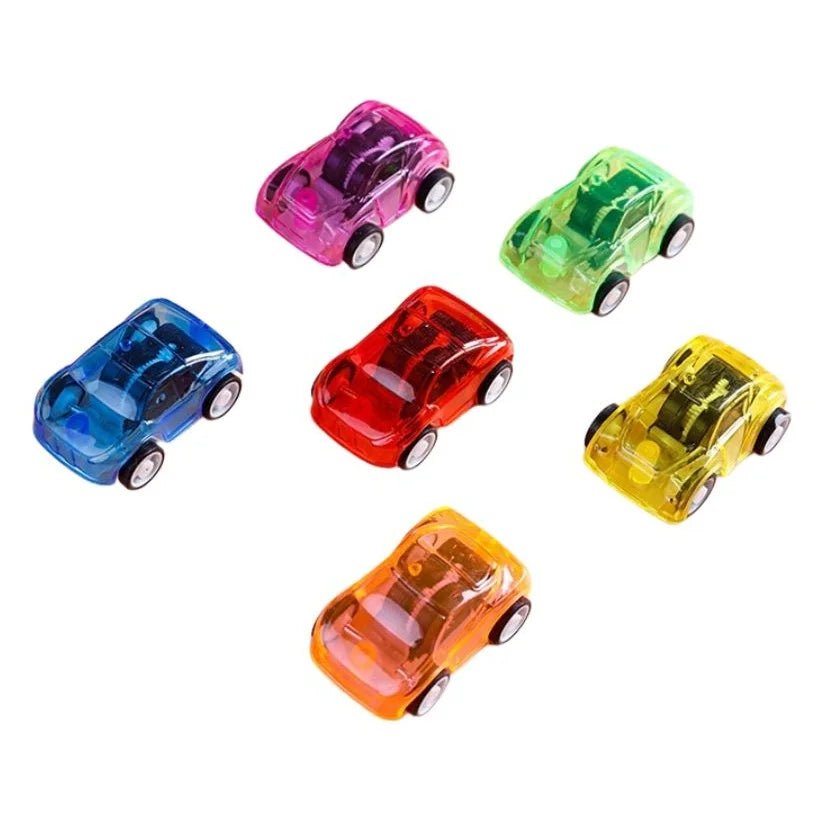 Mini Pull Back Racing Cars 6pcs Party Favours - Party Owls