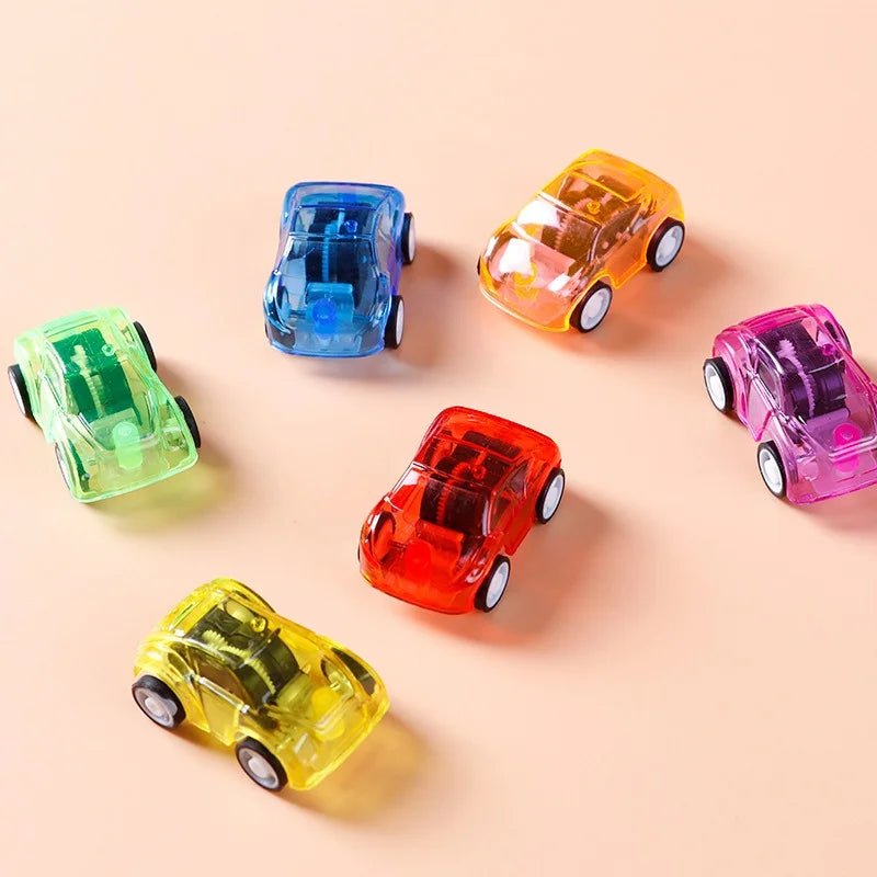 Mini Pull Back Racing Cars 6pcs Party Favours - Party Owls