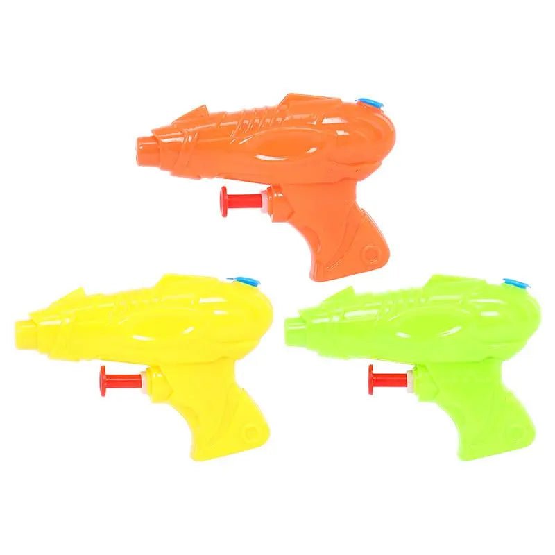 Mini Water Guns 4pcs 10cm Pistols Assorted Colours - Party Owls
