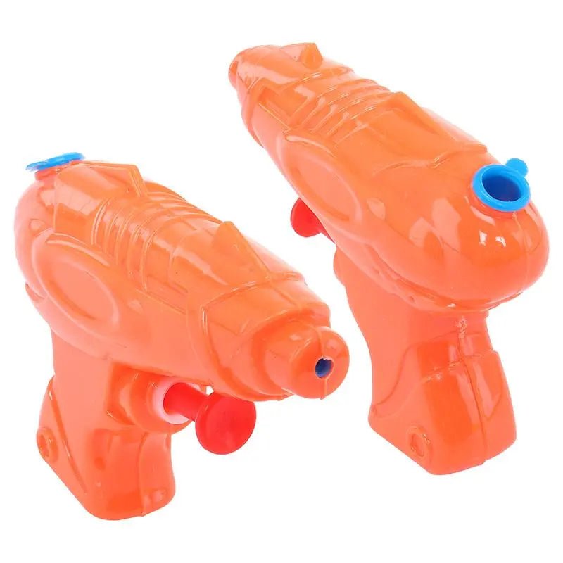 Mini Water Guns 4pcs 10cm Pistols Assorted Colours - Party Owls