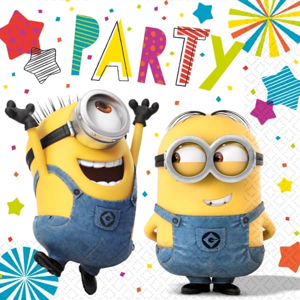Minions Lunch Napkins 16pk Serviettes - Party Owls