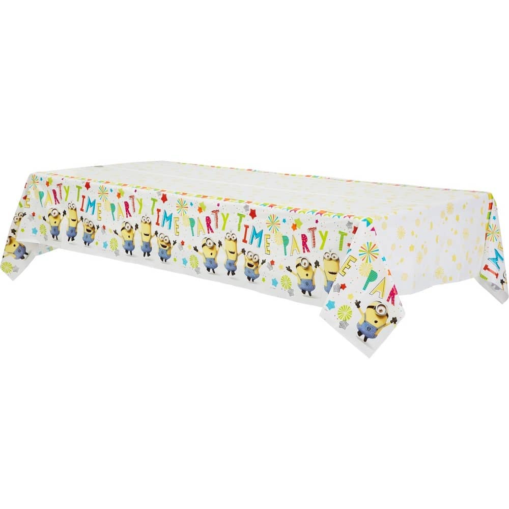 Minions Plastic Table Cover Tablecloth 1.37m x 2.43m - Party Owls