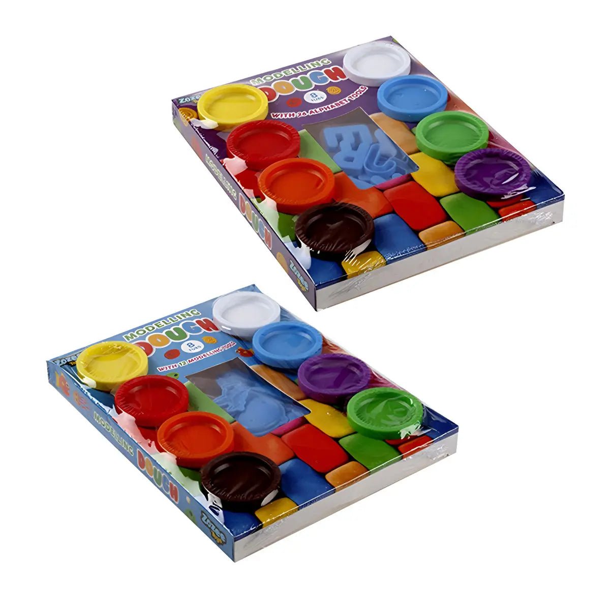Modelling Play Dough 8pk With Tools - Party Owls