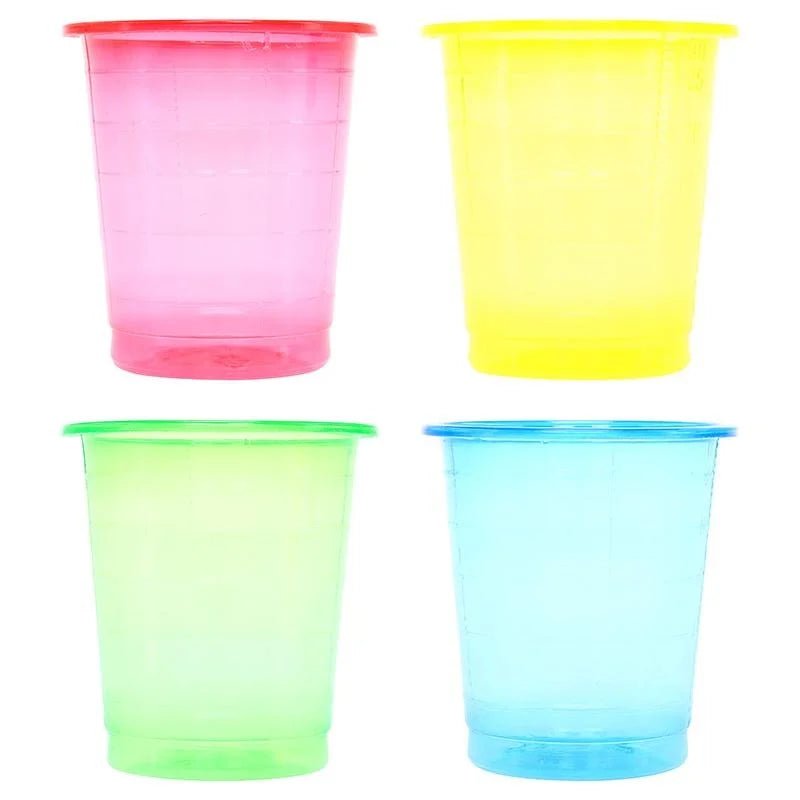 Multicoloured Plastic Shot Glasses 30ml 200pcs Drinkware - Party Owls