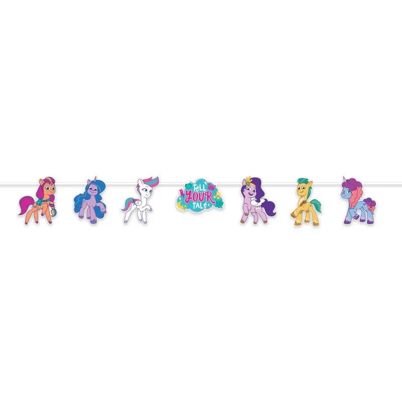 Mlp Rhapsody Ribbons My Little Pony Ribbon Garland 2.5m Tell Your Tale - Party Owls