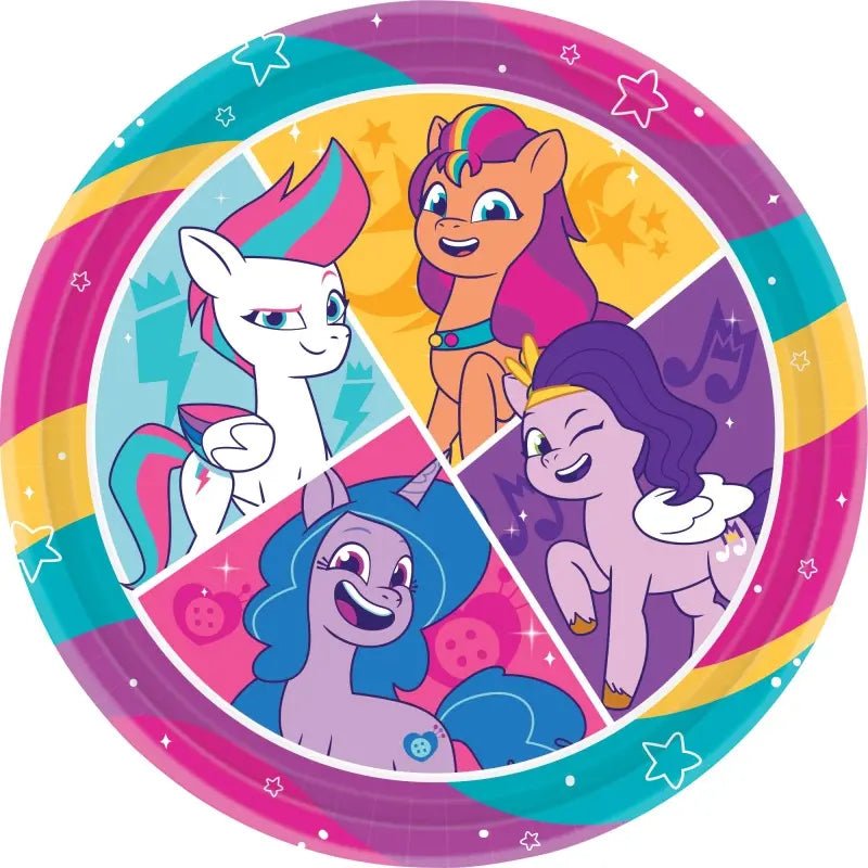 My Little Pony Round Paper Plates 23cm (9") 8pk Tell Your Tale - Party Owls