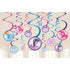 My Little Pony Spiral Swirl Hanging Decorations 12pk Friendship Adventures - Party Owls