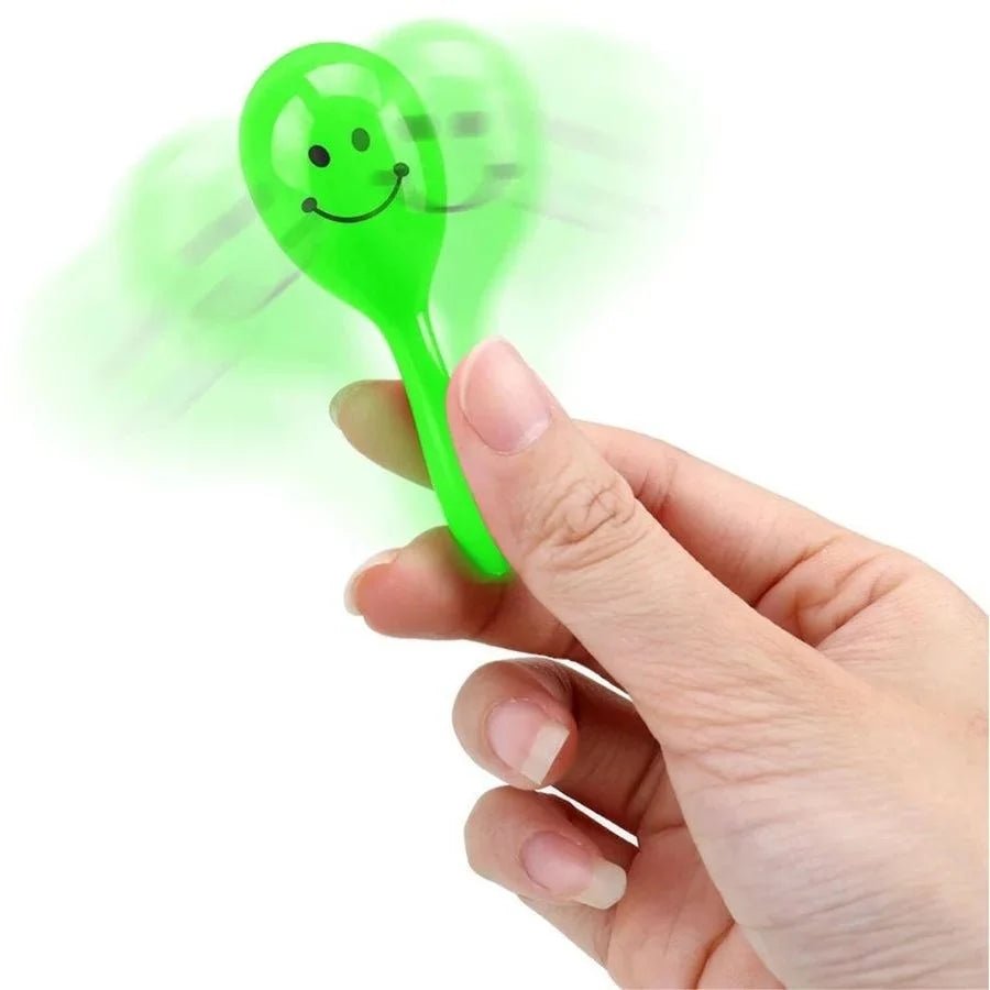 Neon Smily Face Mini Maracas 10pcs Party Favours - Party Owls