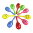 Neon Smily Face Mini Maracas 10pcs Party Favours - Party Owls