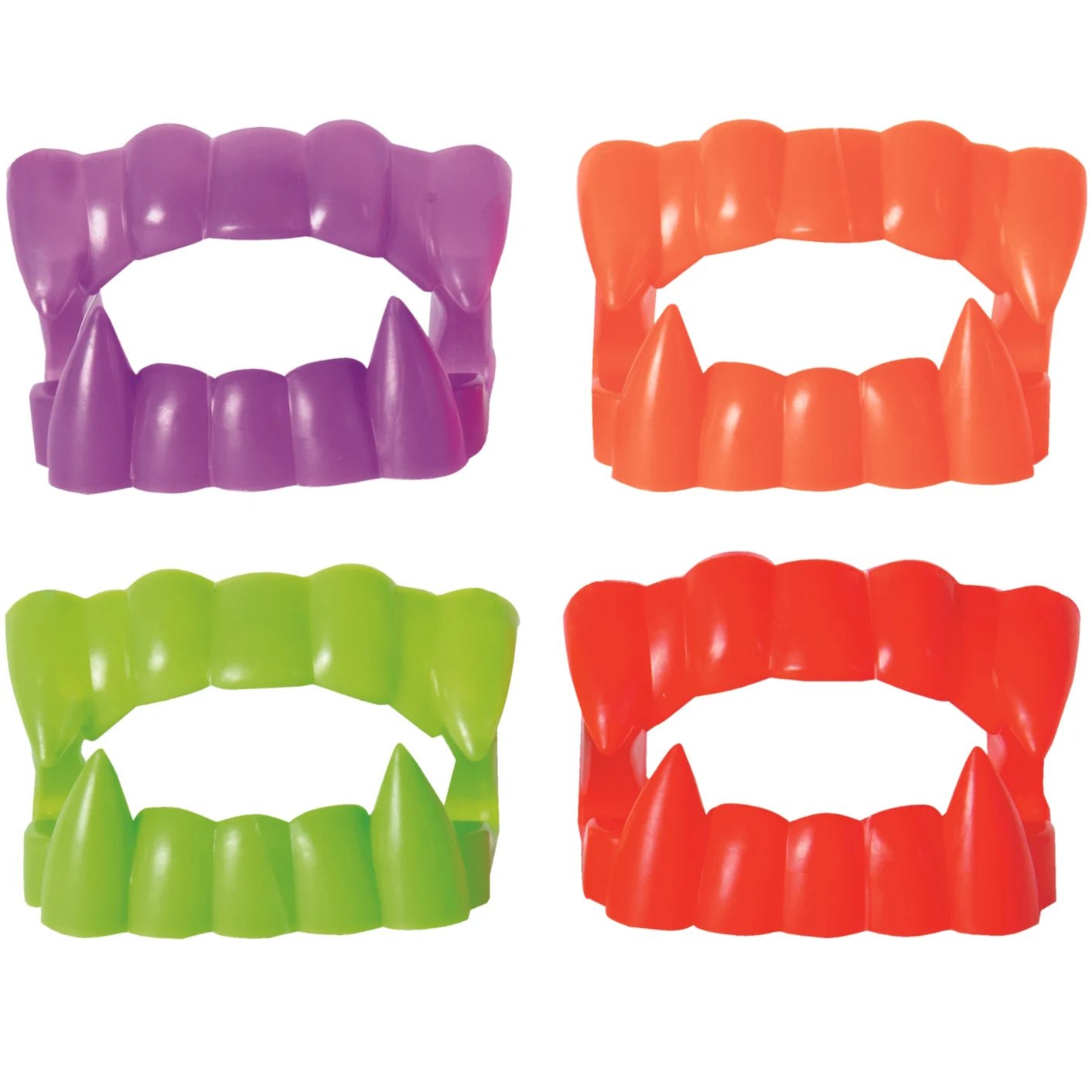 Neon Vampire Teeth 12pk - Party Owls