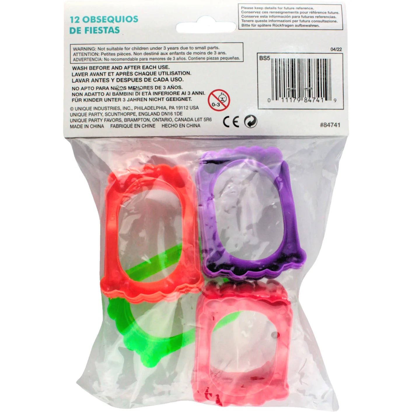 Neon Vampire Teeth 12pk - Party Owls