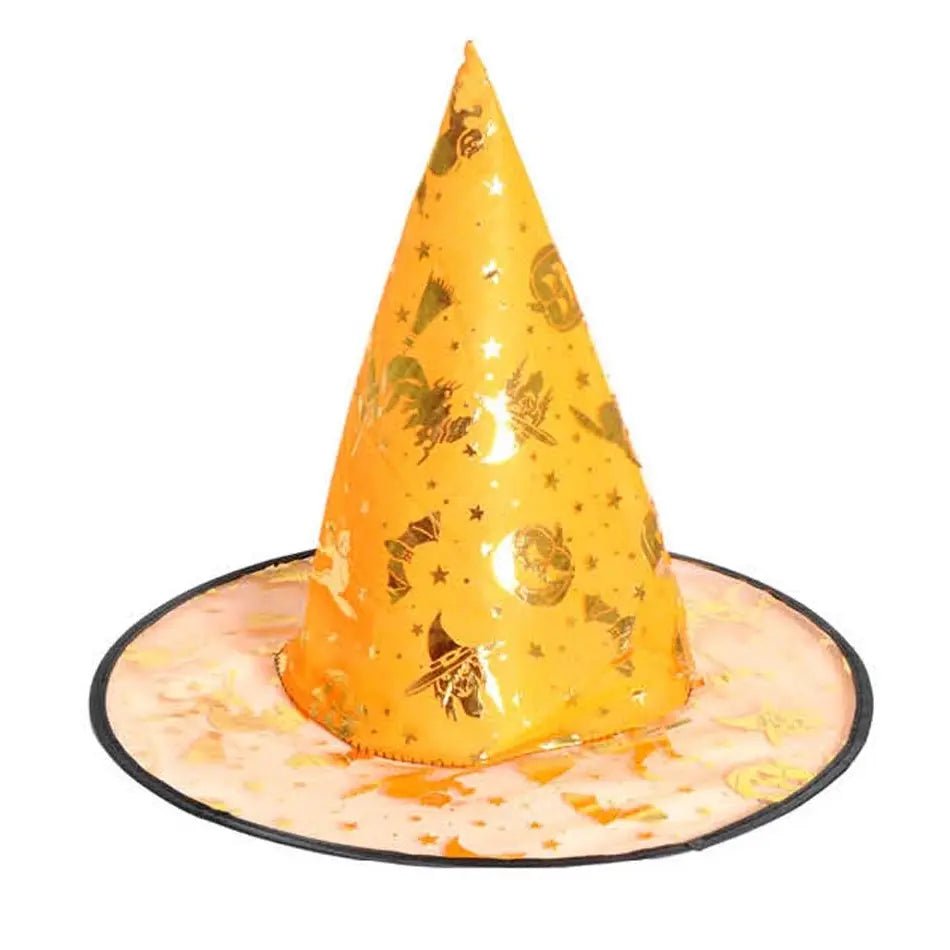 Orange Witch Hat Adult/Teen Size Halloween Accessories - Party Owls