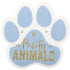 Pawty Animal Lunch Napkins 16pk Paw Shaped - Party Owls