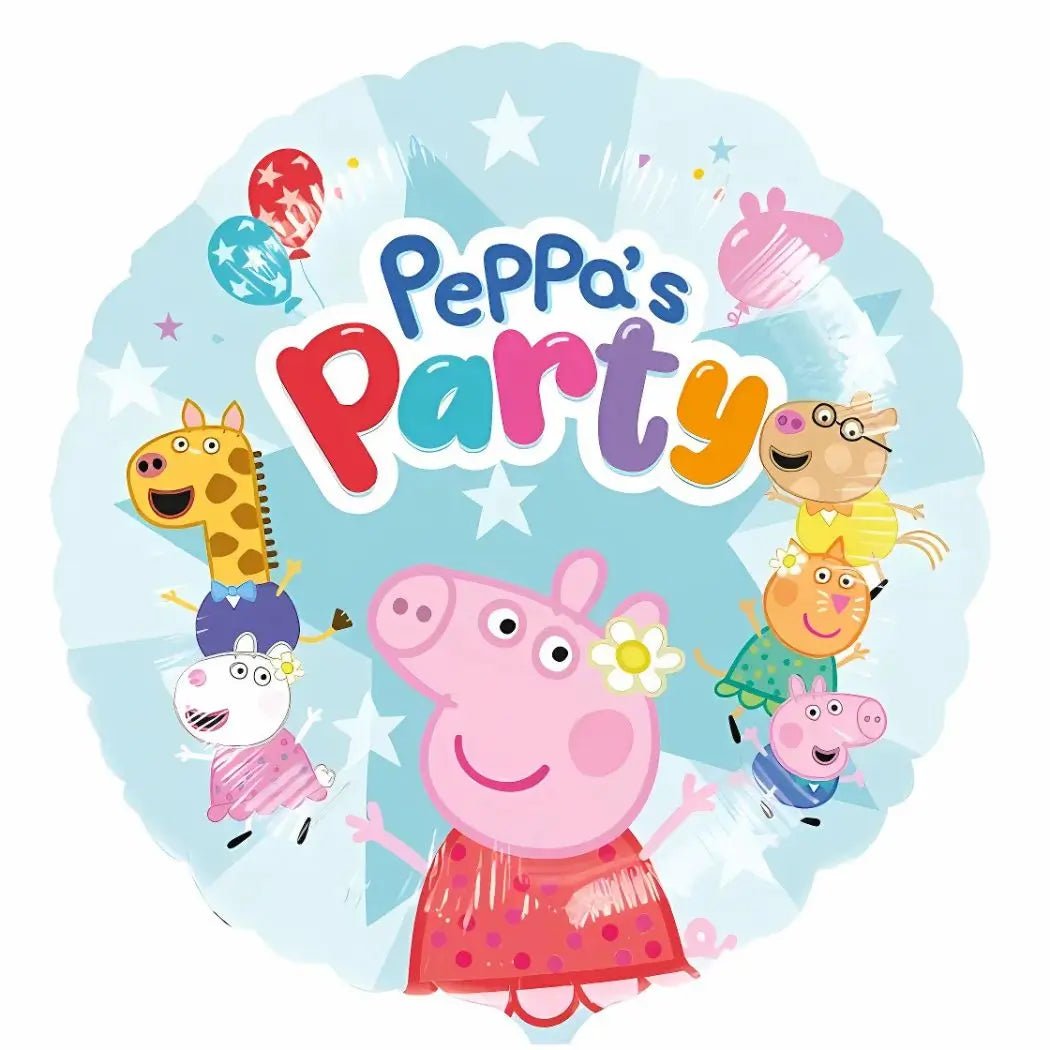 Peppa Pig Foil Balloon 43cm (17") Peppa's Party - Party Owls