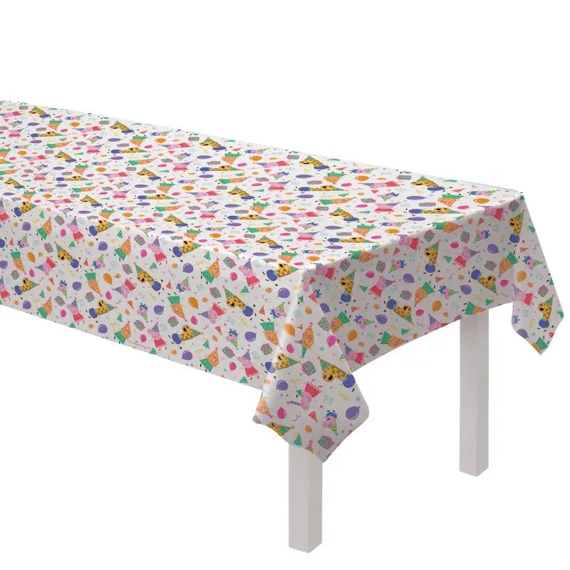 Peppa Pig Paper Table Cover 1.2m x 1.8m Tablecloth - Party Owls