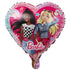 Pink Fashion Girl & Friends Foil Balloon 45cm (18") Heart Shape - Party Owls