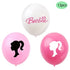 Pink Fashion Girl Latex Balloons 30cm (12") 12pcs - Party Owls