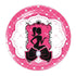 Pink Fashion Girl Small Paper Plates 18cm (7") 10pcs - Party Owls