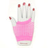 Pink Fishnet Finger - less Gloves 1980's - Party Owls