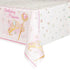 Pink Princess Plastic Table Cover Tablecloth 137cm x 213cm (54" x 84") - Party Owls