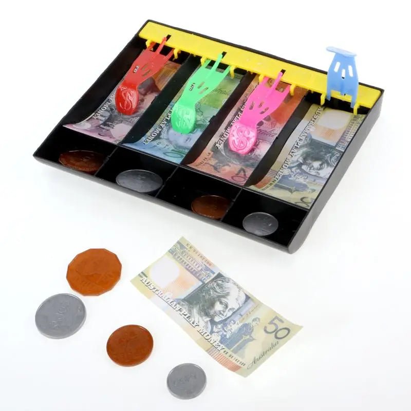 Play Money In Drawer Cash Cashier Australian Currency - Party Owls