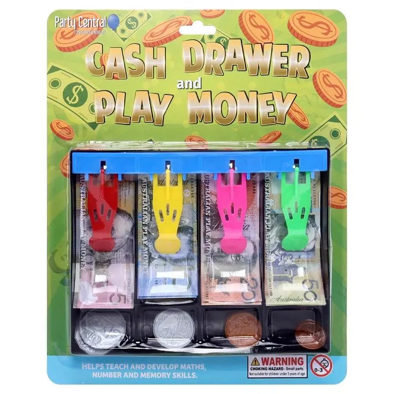 Play Money In Drawer Cash Cashier Australian Currency - Party Owls