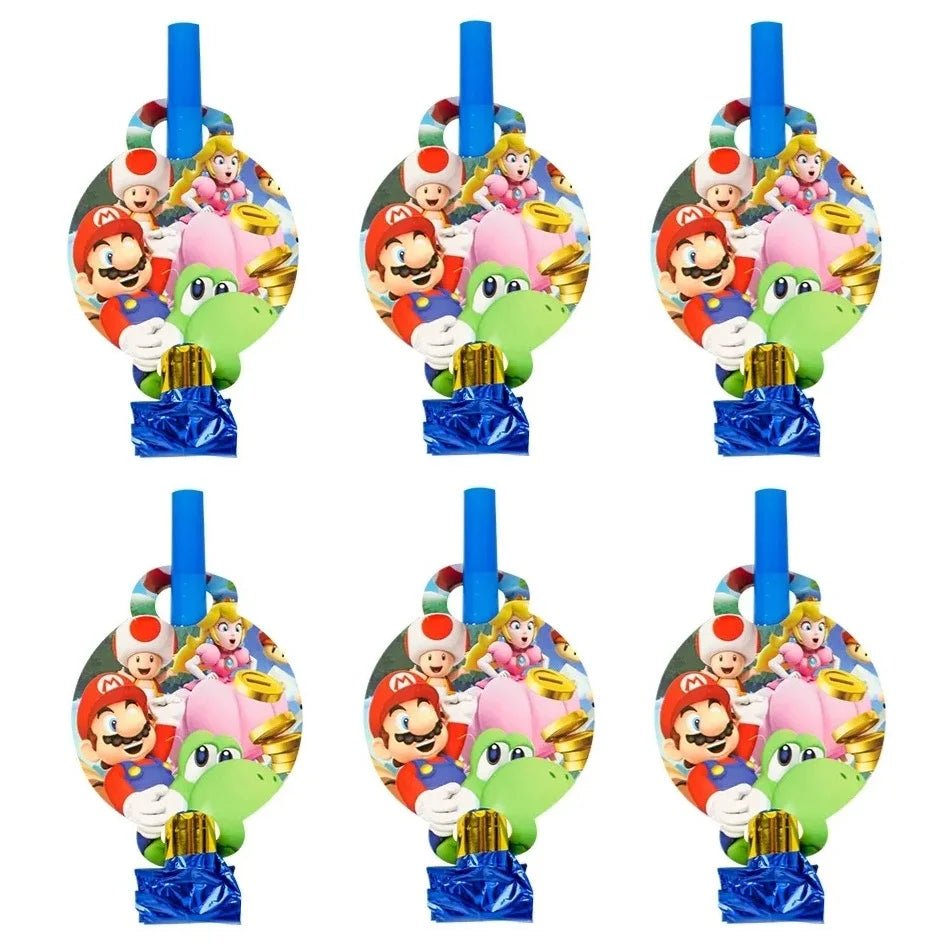 Plumber Hero Blowouts 6pcs Party Favours - Party Owls