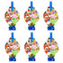 Plumber Hero Blowouts 6pcs Party Favours - Party Owls