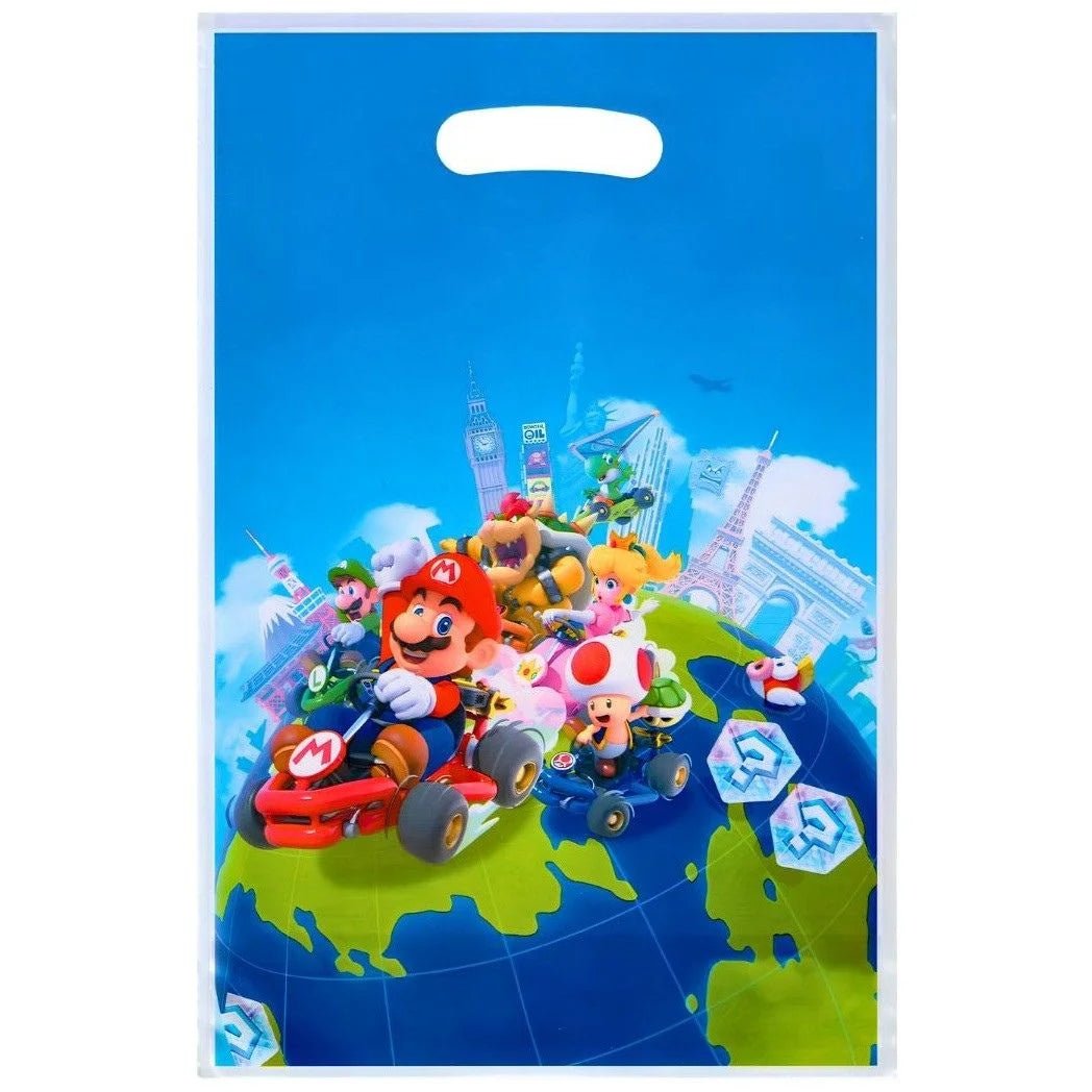Plumber Hero Plastic Party Bags 10pcs Earth - Party Owls