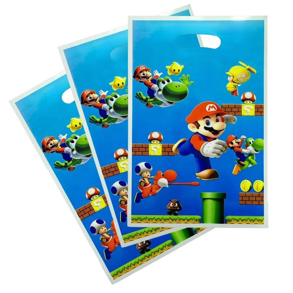Plumber Hero Plastic Party Bags 10pcs - Party Owls