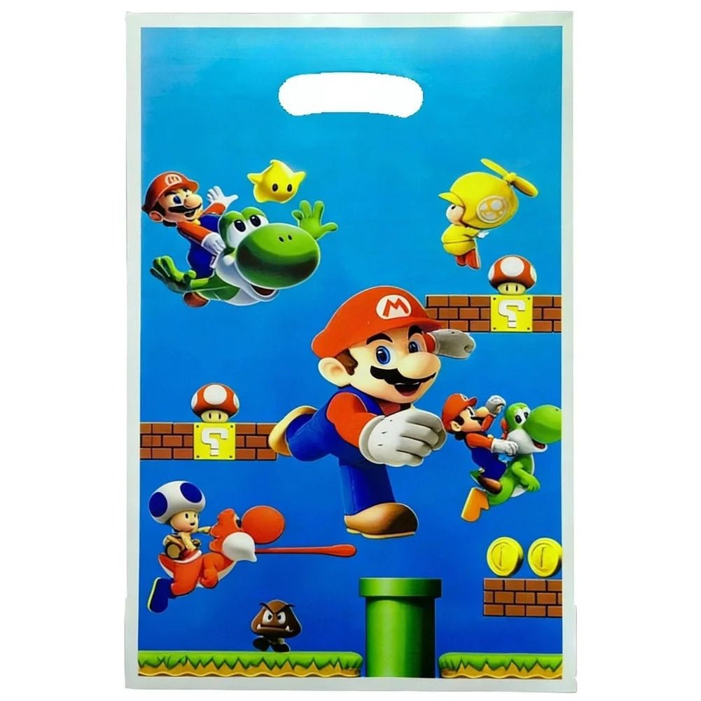 Plumber Hero Plastic Party Bags 10pcs - Party Owls