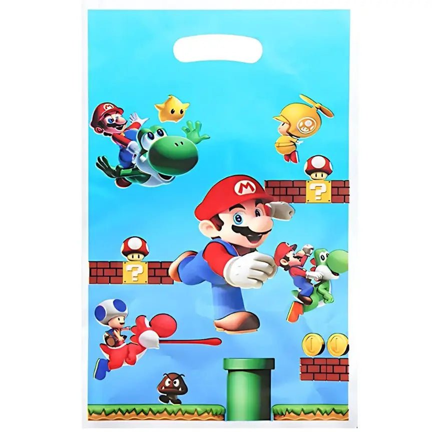 Plumber Hero Plastic Party Bags 10pk - Party Owls