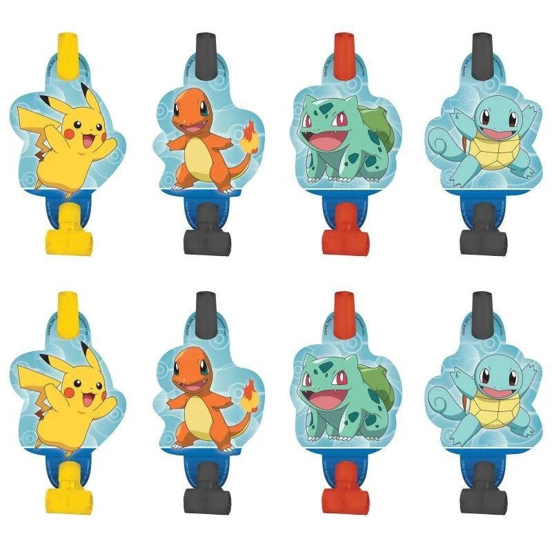 Pokemon Classic Party Blowouts 8pcs Party Favours - Party Owls