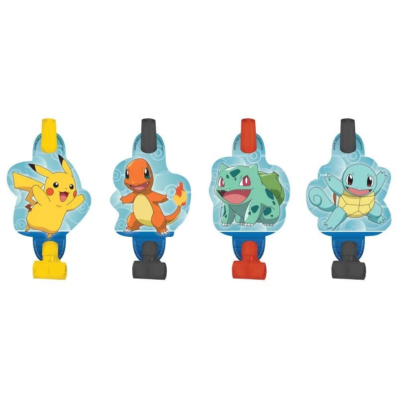 Pokemon Classic Party Blowouts 8pcs Party Favours - Party Owls