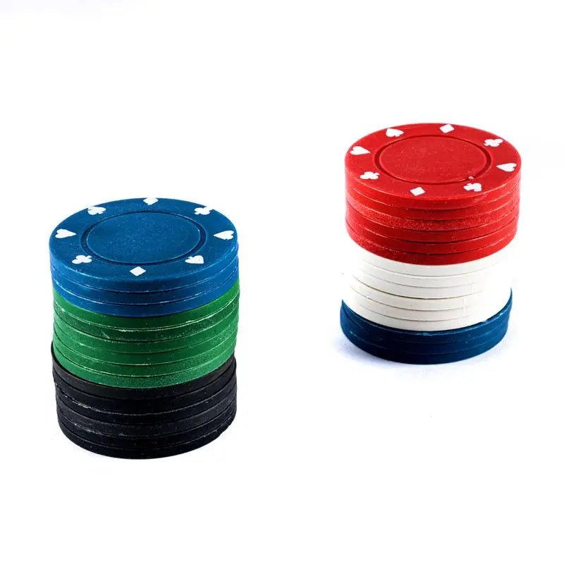 Poker Chips Set 120pcs Lightweight Tokens Night Casino - Party Owls