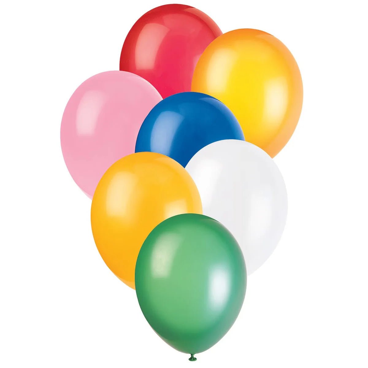 Premium Multi-colour Latex Balloons 30cm (12") 50pcs Assorted Bulk Pack - Party Owls