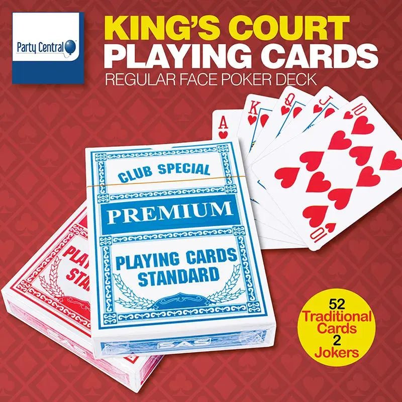 Premium Playing Cards King's Court Poker Game - Party Owls