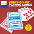Premium Playing Cards King's Court Poker Game - Party Owls