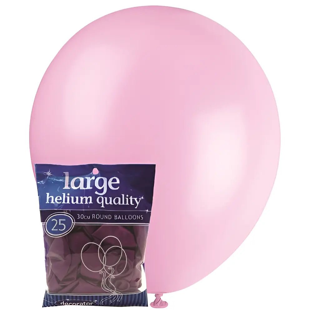Pretty Purple Solid Colour Latex Balloons 30cm (12") 25pk - Party Owls