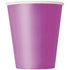 Pretty Purple Solid Colour Paper Cups 8pk - Party Owls