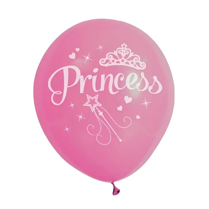 Princess Latex Balloons 30cm (12") 10pk Decorations - Party Owls