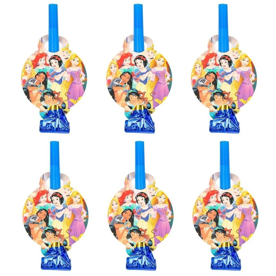 Princesses Blowouts 6pcs Party Favours - Party Owls