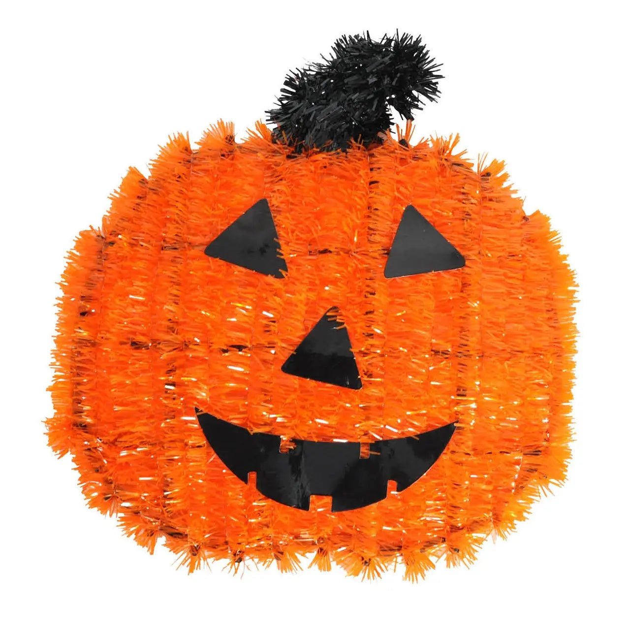 Pumpkin Tinsel Wall Decor 26cm Halloween Decorations - Party Owls