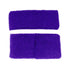 Purple 80's Cotton Wristbands Headband Sweatbands Set - Party Owls