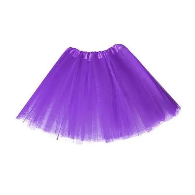 Purple Child Tutu 1980's Stiff Tulle (No Lining) Small Size* - Party Owls