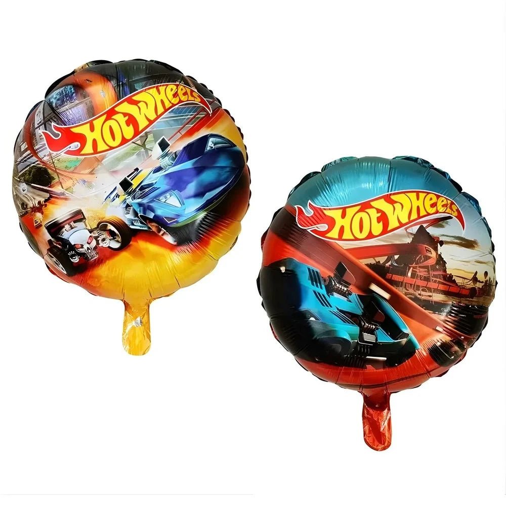 Racing Cars Foil Balloon 45cm (18") 2 - sided - Party Owls