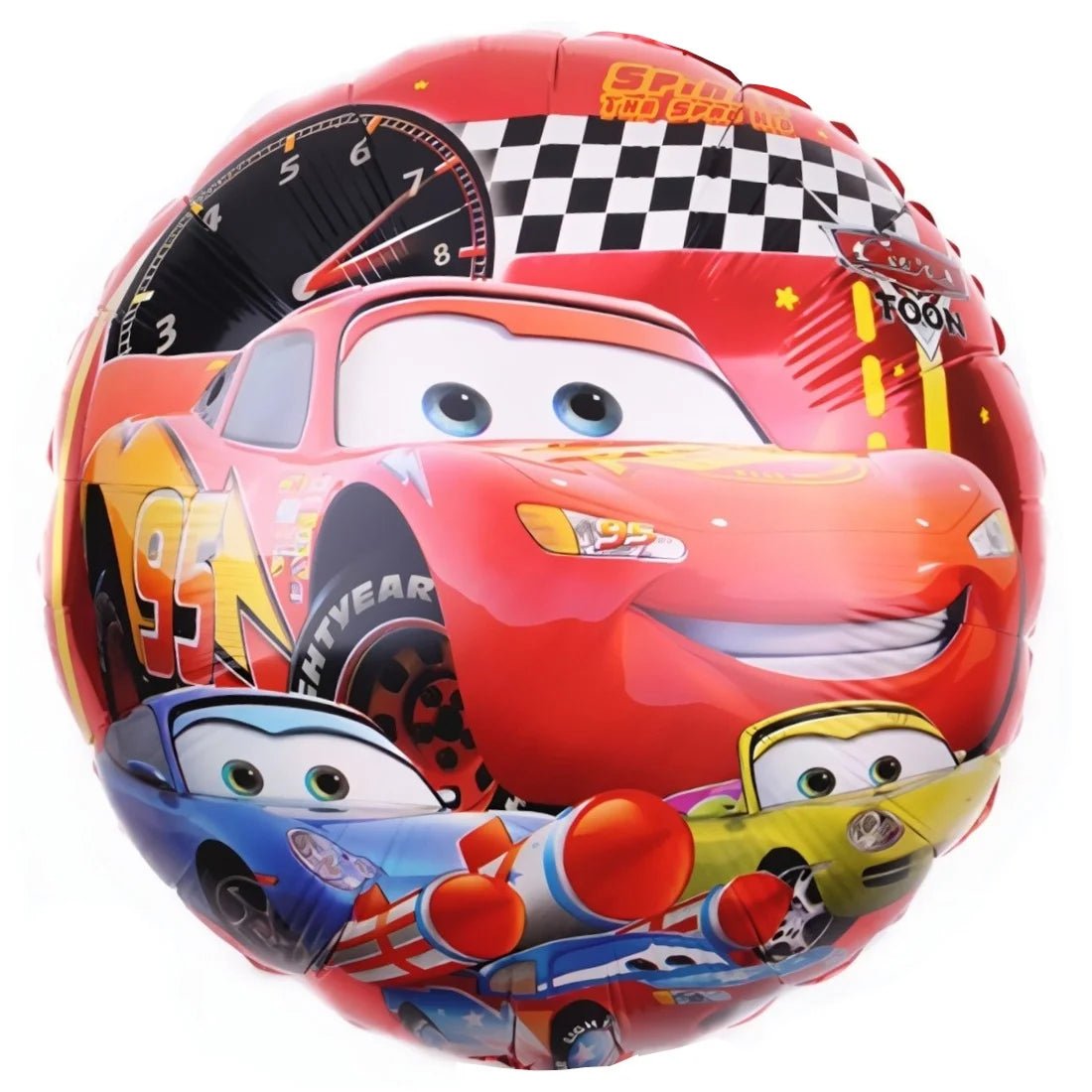 Racing Cars Foil Balloon 45cm (18") - Party Owls