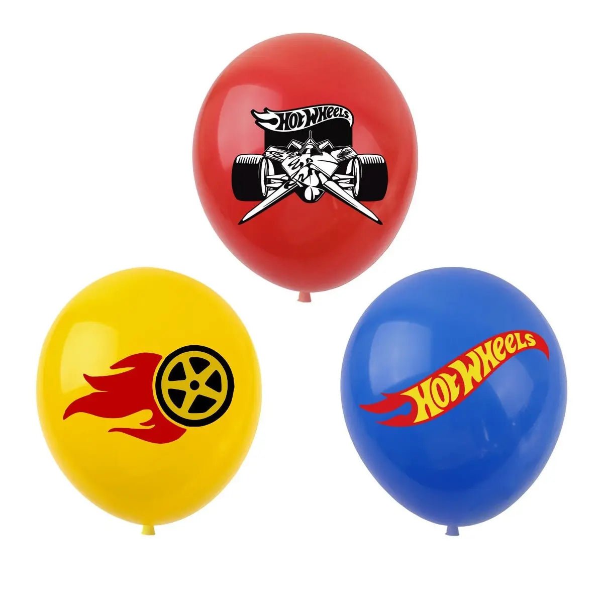 Racing Cars Latex Balloons 30cm (12") 12pcs - Party Owls