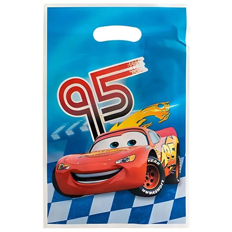 Racing Cars Plastic Party Bags 10pk - Party Owls
