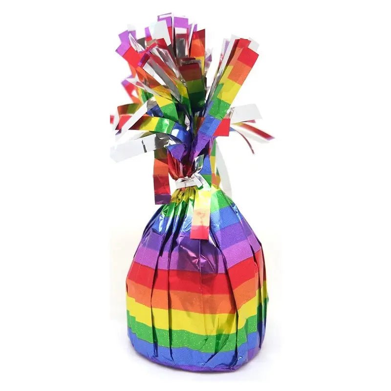 Rainbow Foil Balloon Weights 6pk - Party Owls
